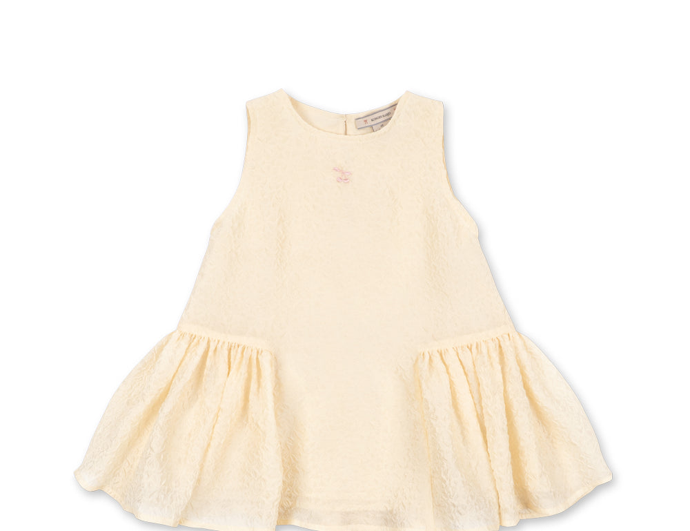 Konges Sløjd A/S WOVEN DRESSES buttercream