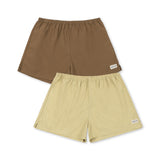 Konges Sløjd A/S WOVEN SHORTS & BLOOMERS pale olive green/ermine
