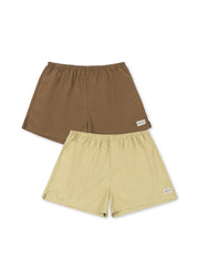Konges Sløjd A/S WOVEN SHORTS & BLOOMERS pale olive green/ermine