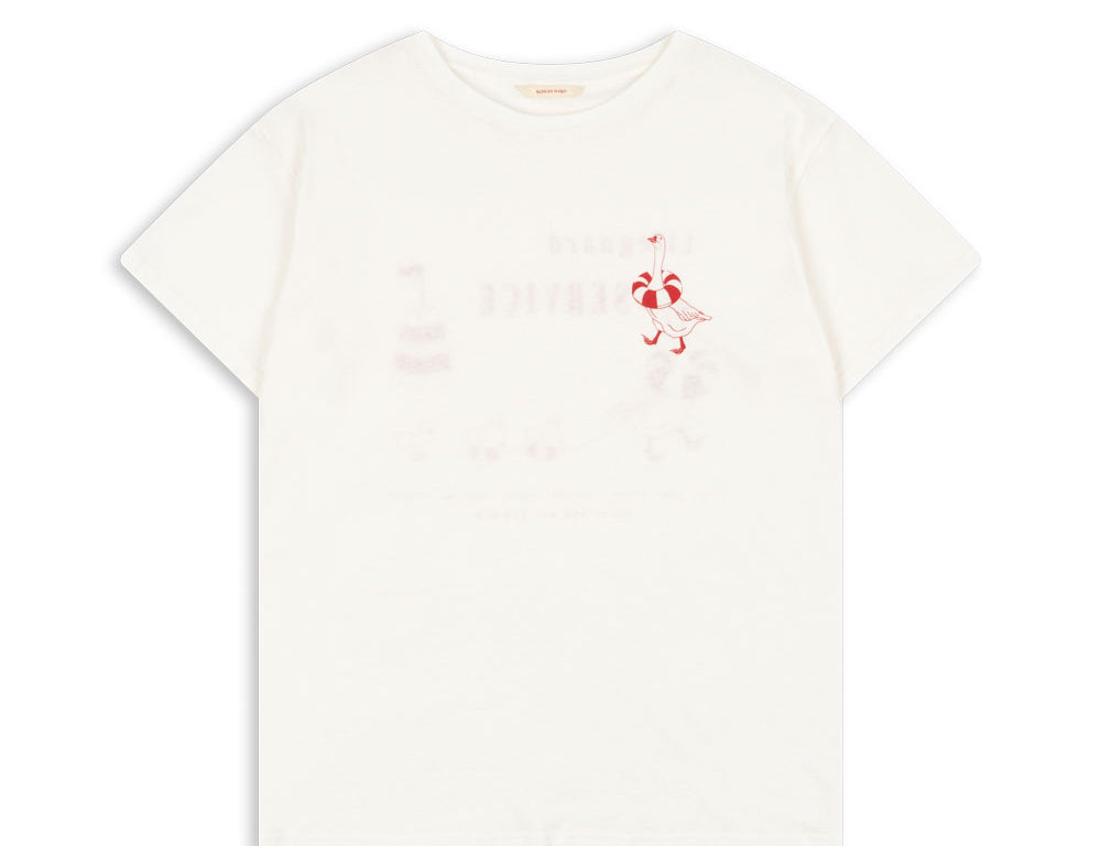 Konges Sløjd A/S JERSEY T-SHIRTS off white/lifeguard service