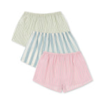 Konges Sløjd A/S WOVEN SHORTS & BLOOMERS basil/orchid/bleu stripe