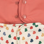 Konges Sløjd A/S DINNER BIBS coeur colore/faded rose