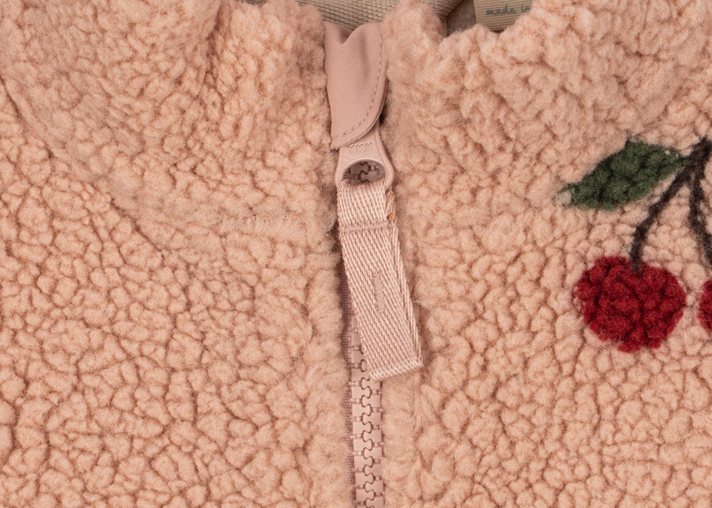 Konges Sløjd A/S TEDDY & FLEECE ma grande cerise blush