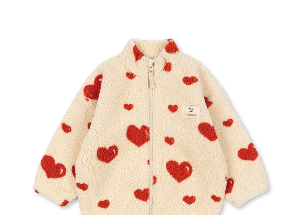 Konges Sløjd A/S TEDDY & FLEECE coeur amour