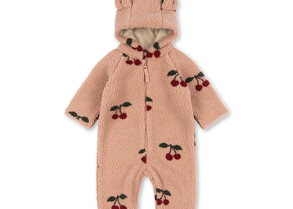 Konges Sløjd A/S TEDDY & FLEECE ma grande cerise blush