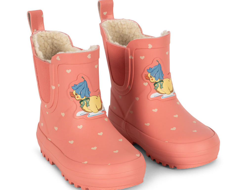 Konges Sløjd A/S RUBBER BOOTS coeur feathers