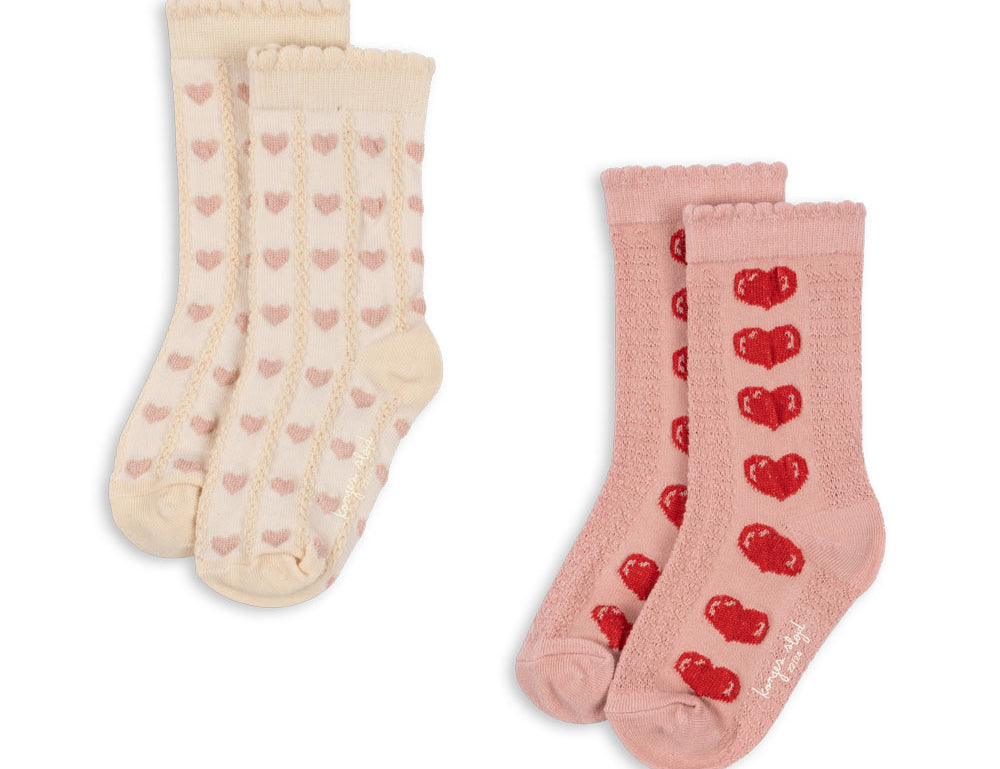 Konges Sløjd A/S SOCKS heart mix