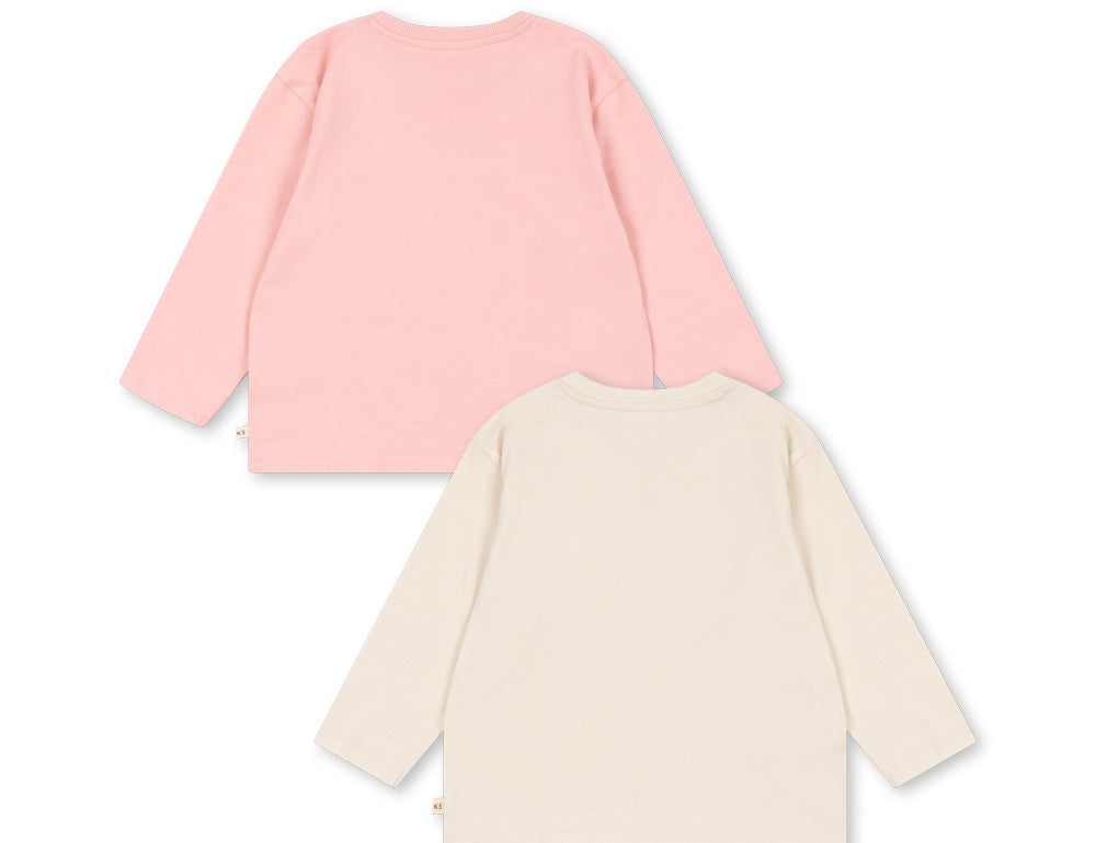 Konges Sløjd A/S JERSEY BLOUSES pink dolphin/antique white
