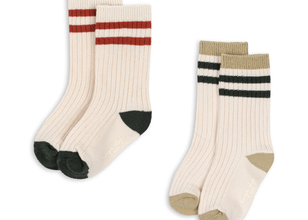 Konges Sløjd A/S SOCKS green stripe