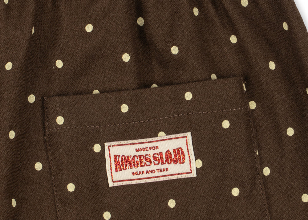 Konges Sløjd A/S WOVEN PANTS cocoa dot