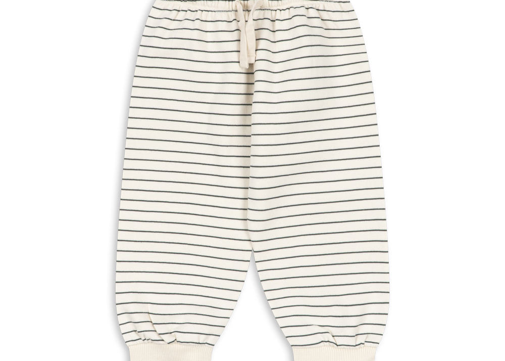 Konges Sløjd A/S JERSEY PANTS cilantro stripe