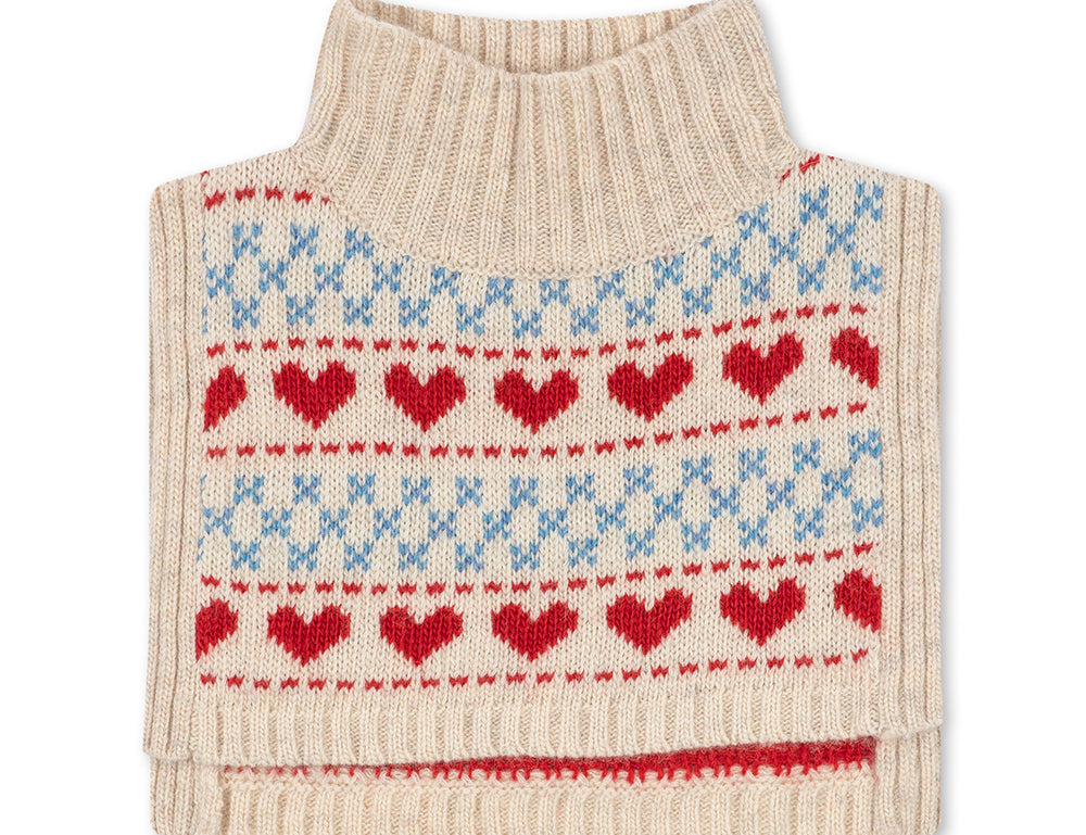 Konges Sløjd A/S NECKWARMER heart