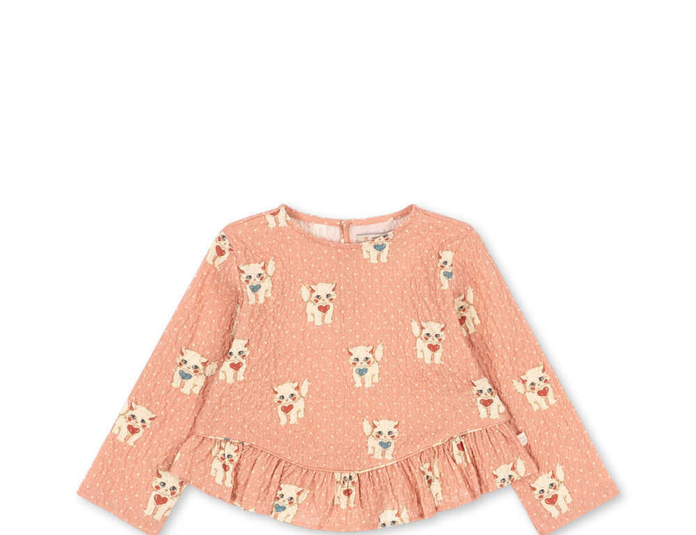 Konges Sløjd A/S WOVEN SHIRTS ciao miao rose