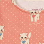Konges Sløjd A/S JERSEY BLOUSES ciao miao rose