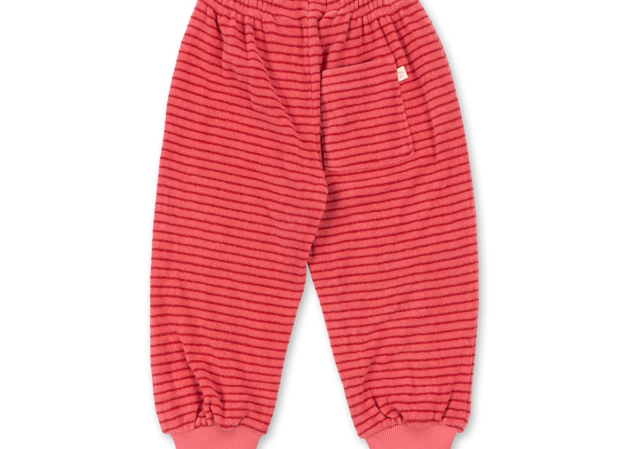 Konges Sløjd A/S JERSEY PANTS cardinal rose stripe