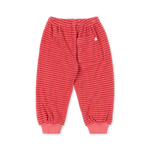 Konges Sløjd A/S JERSEY PANTS cardinal rose stripe