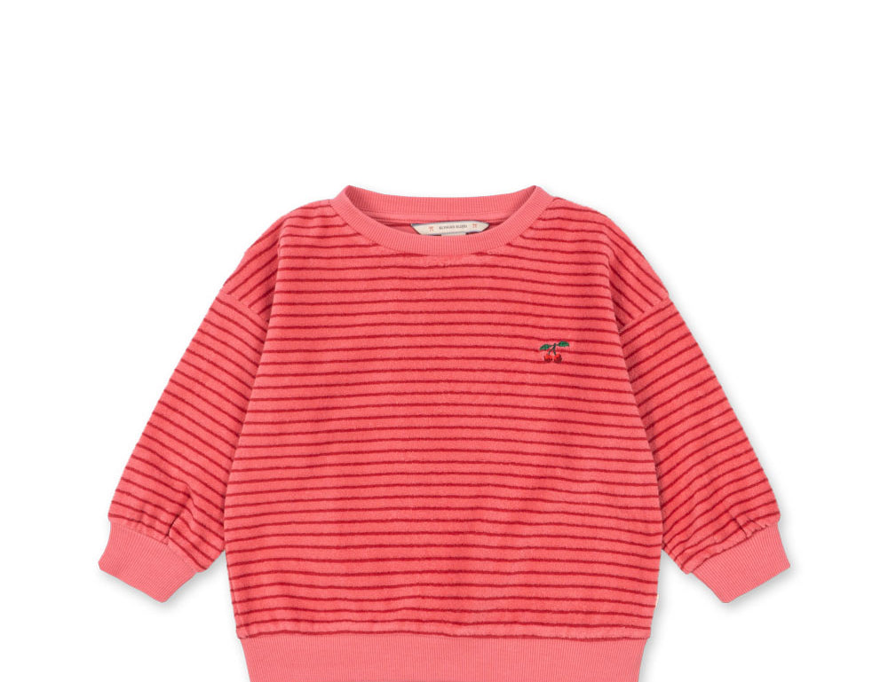 Konges Sløjd A/S JERSEY BLOUSES cardinal rose stripe