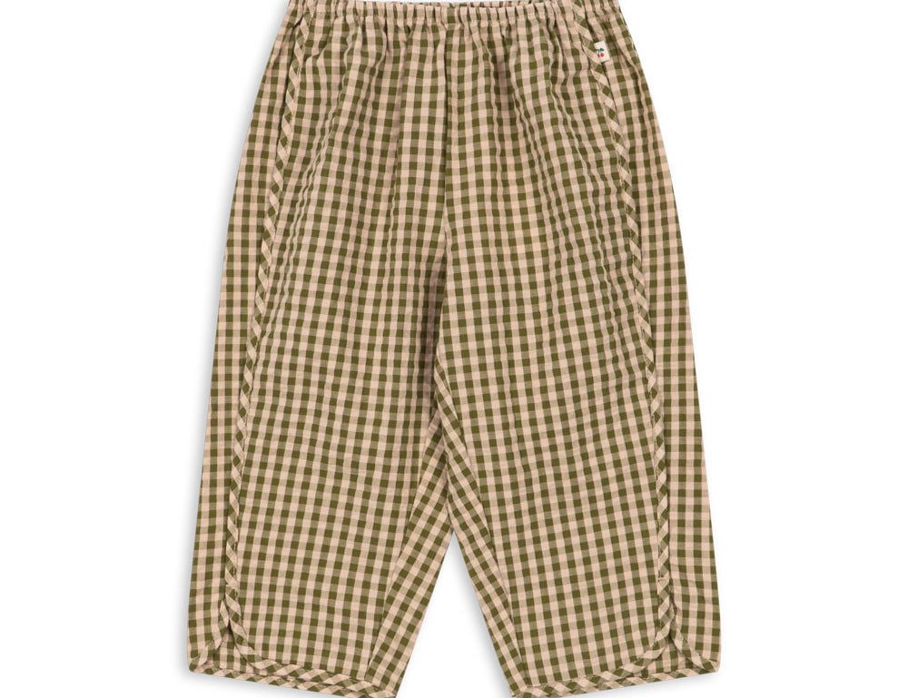 Konges Sløjd A/S WOVEN PANTS avocado check