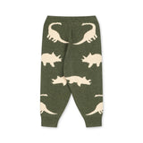 Konges Sløjd A/S KNITTED PANTS dino vert