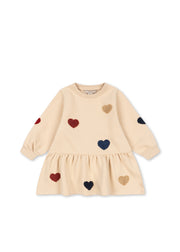 Konges Sløjd A/S JERSEY DRESSES bon coeur coloré