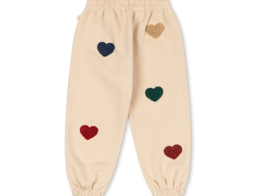 Konges Sløjd A/S JERSEY PANTS bon coeur coloré