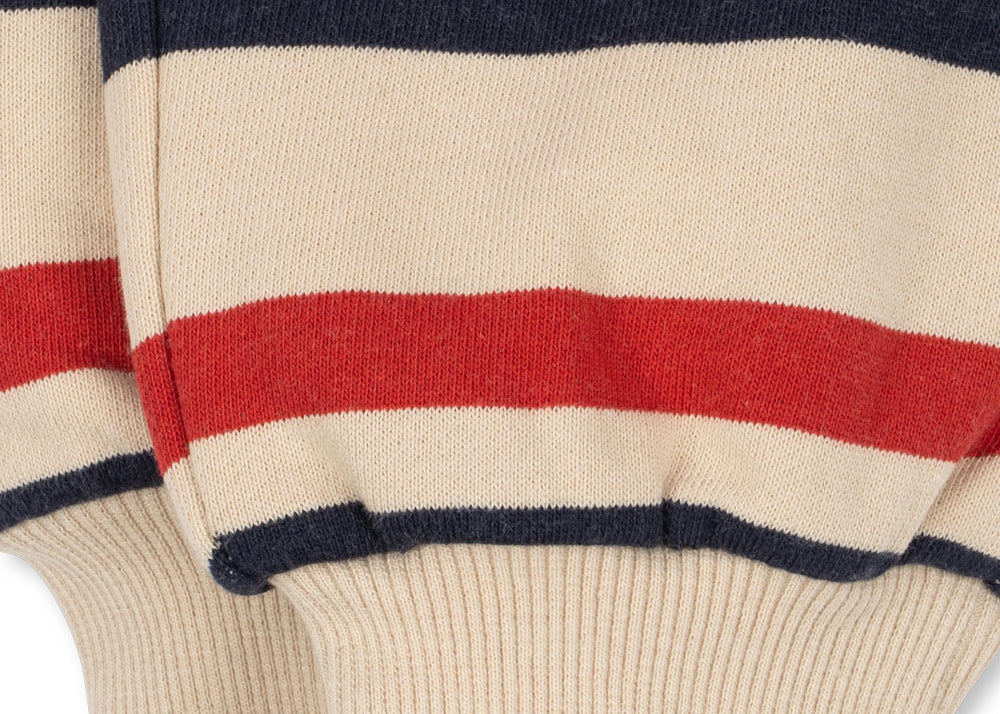 Konges Sløjd A/S JERSEY PANTS tangerine stripe