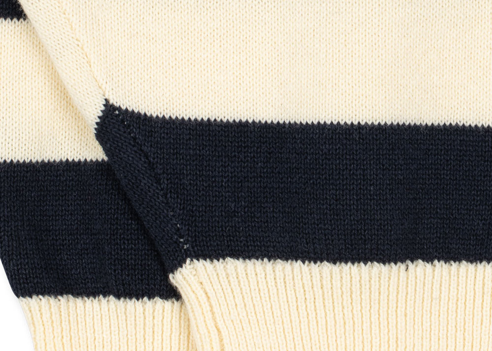 Konges Sløjd A/S KNITTED PANTS navy stripe