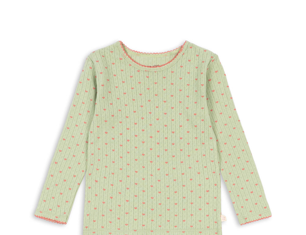Konges Sløjd A/S JERSEY BLOUSES coeur lint