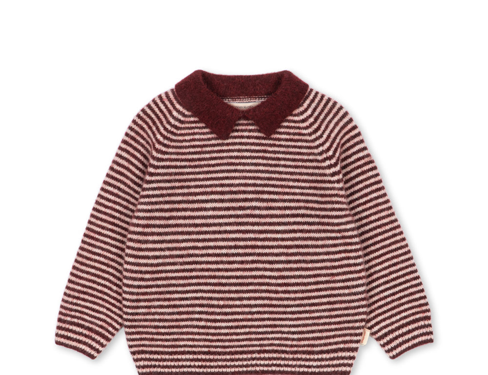 Konges Sløjd A/S KNITTED BLOUSES & VESTS mahogany stripe