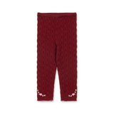 Konges Sløjd A/S KNITTED PANTS pomegranate