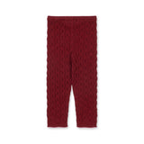 Konges Sløjd A/S KNITTED PANTS pomegranate