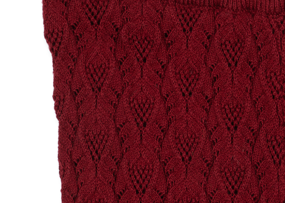 Konges Sløjd A/S KNITTED PANTS pomegranate