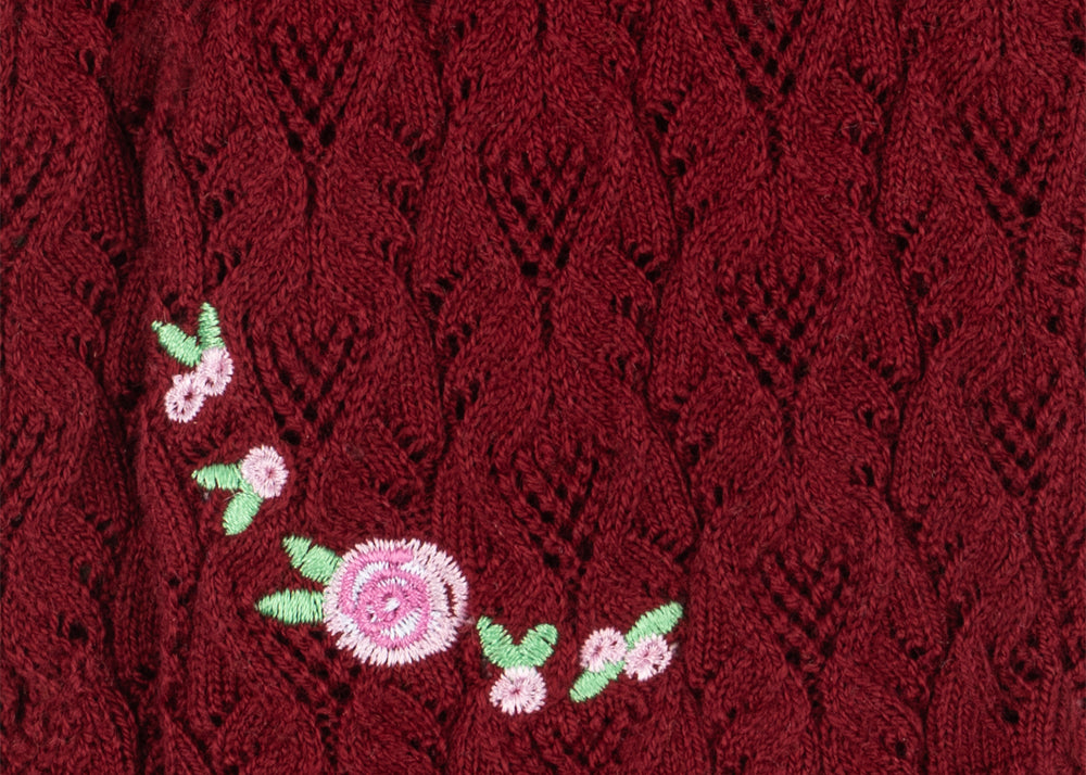 Konges Sløjd A/S KNITTED PANTS pomegranate