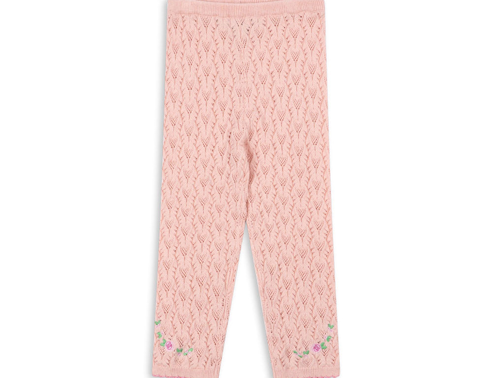 Konges Sløjd A/S KNITTED PANTS chintz rose
