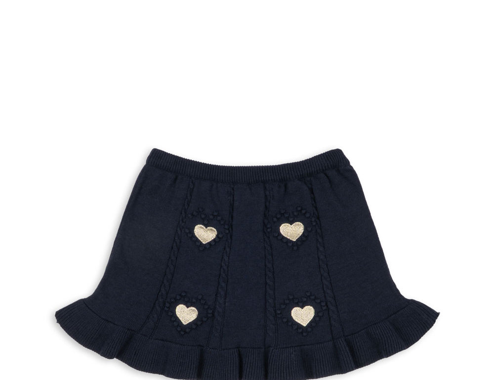 Konges Sløjd A/S KNITTED SKIRTS total eclipse