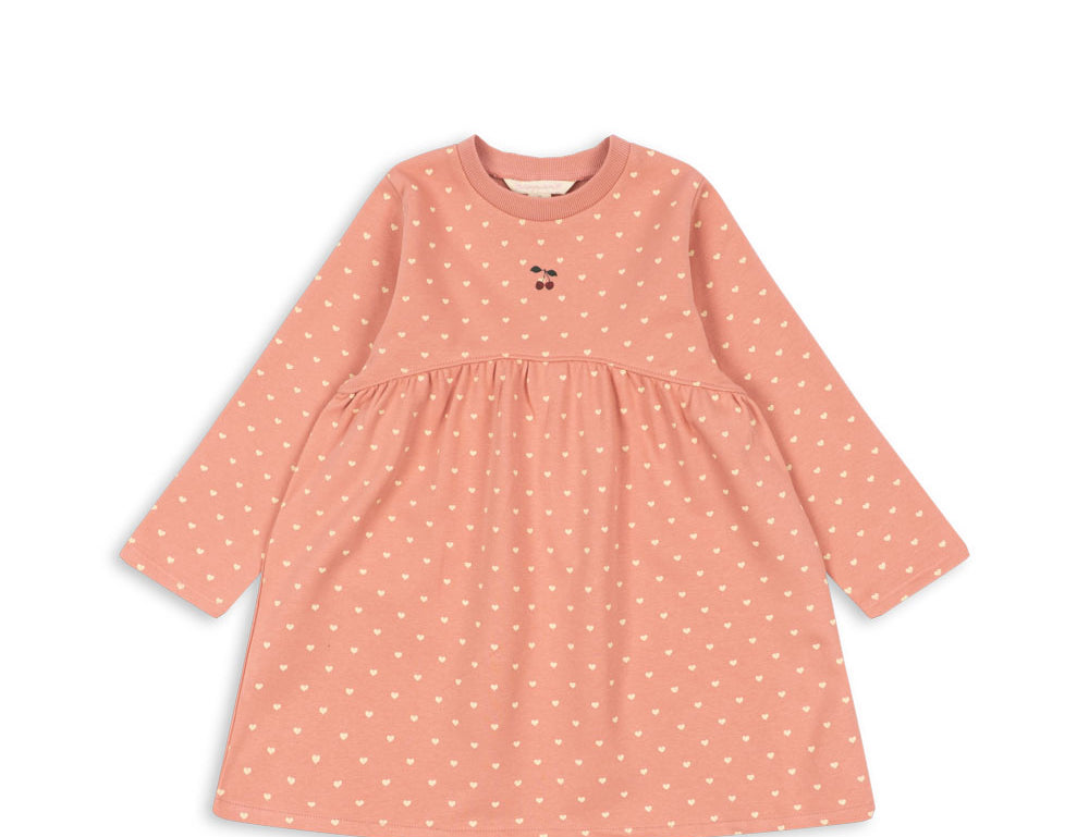 Konges Sløjd A/S JERSEY DRESSES coeur feathers