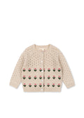 Konges Sløjd A/S KNITTED CARDIGANS cream and tulips