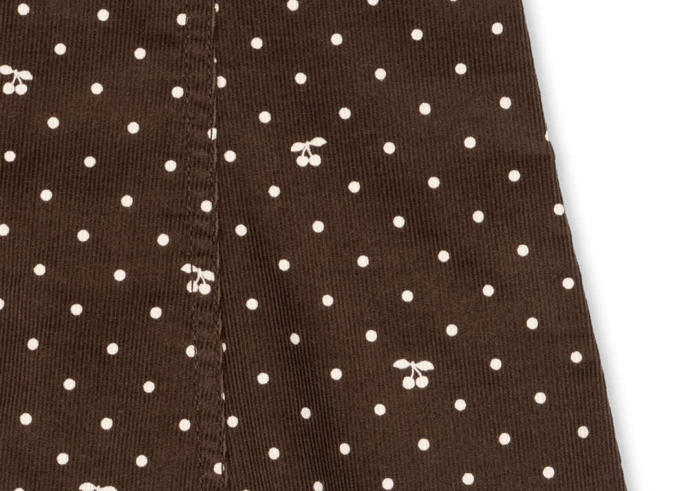 Konges Sløjd A/S WOVEN DRESSES cherry dot chocolate