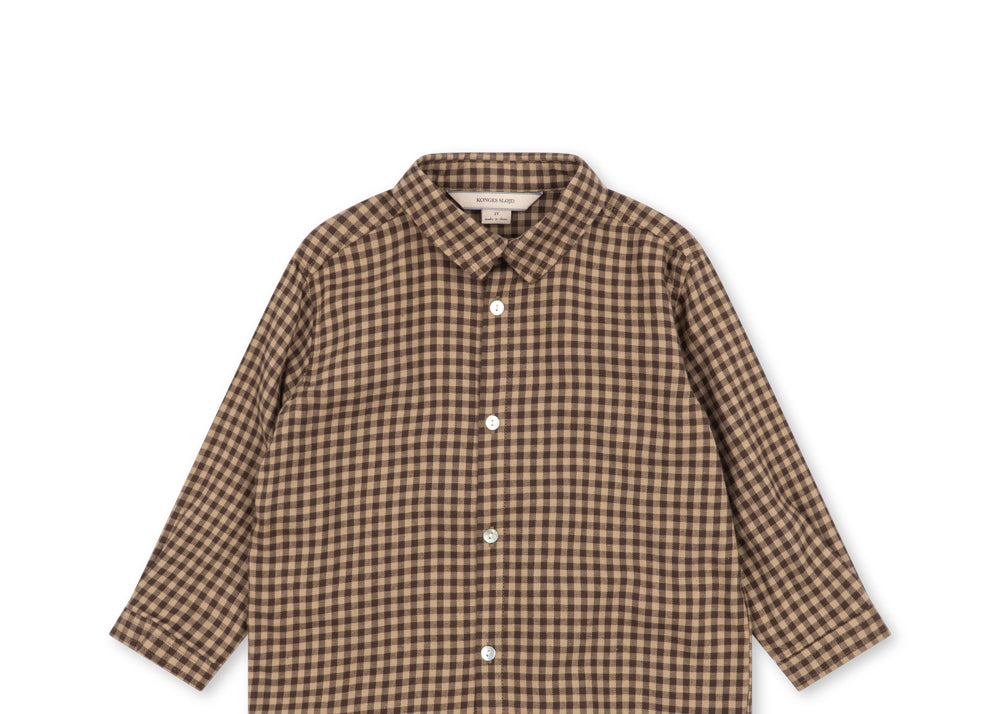 Konges Sløjd A/S WOVEN SHIRTS chocolate check