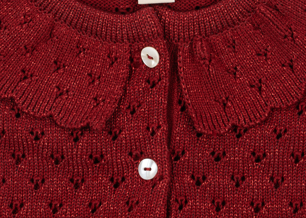 Konges Sløjd A/S KNITTED CARDIGANS red dahlia
