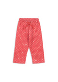 Konges Sløjd A/S JERSEY PANTS cherry berry dot
