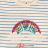 Konges Sløjd A/S JERSEY BLOUSES navy stripe