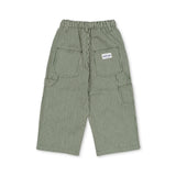 Konges Sløjd A/S WOVEN PANTS milk verte stripe