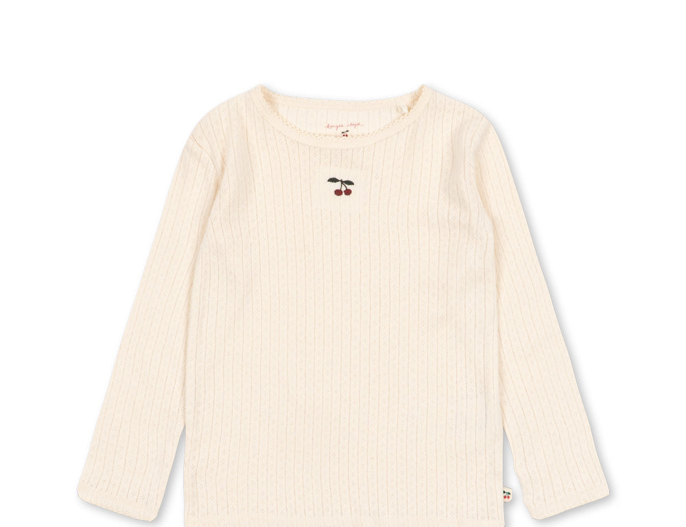 Konges Sløjd A/S JERSEY BLOUSES white smoke