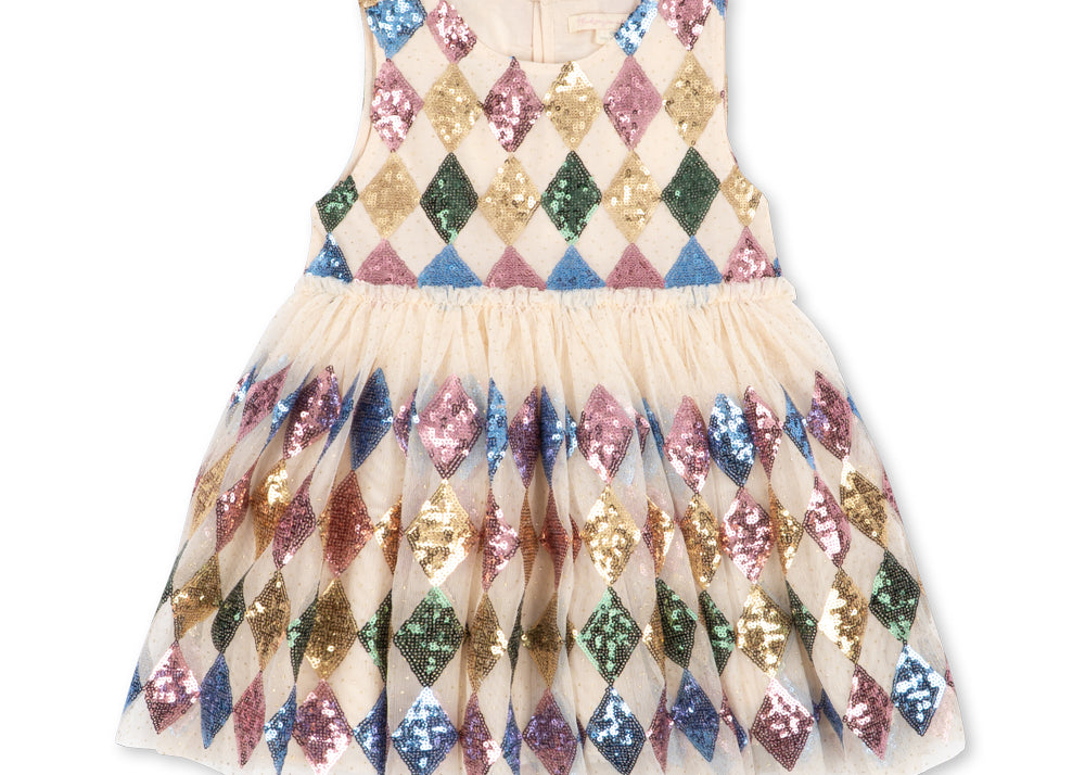 Konges Sløjd A/S WOVEN DRESSES harlekin sequin