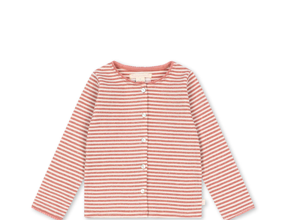 Konges Sløjd A/S JERSEY BLOUSES rose cream stripe