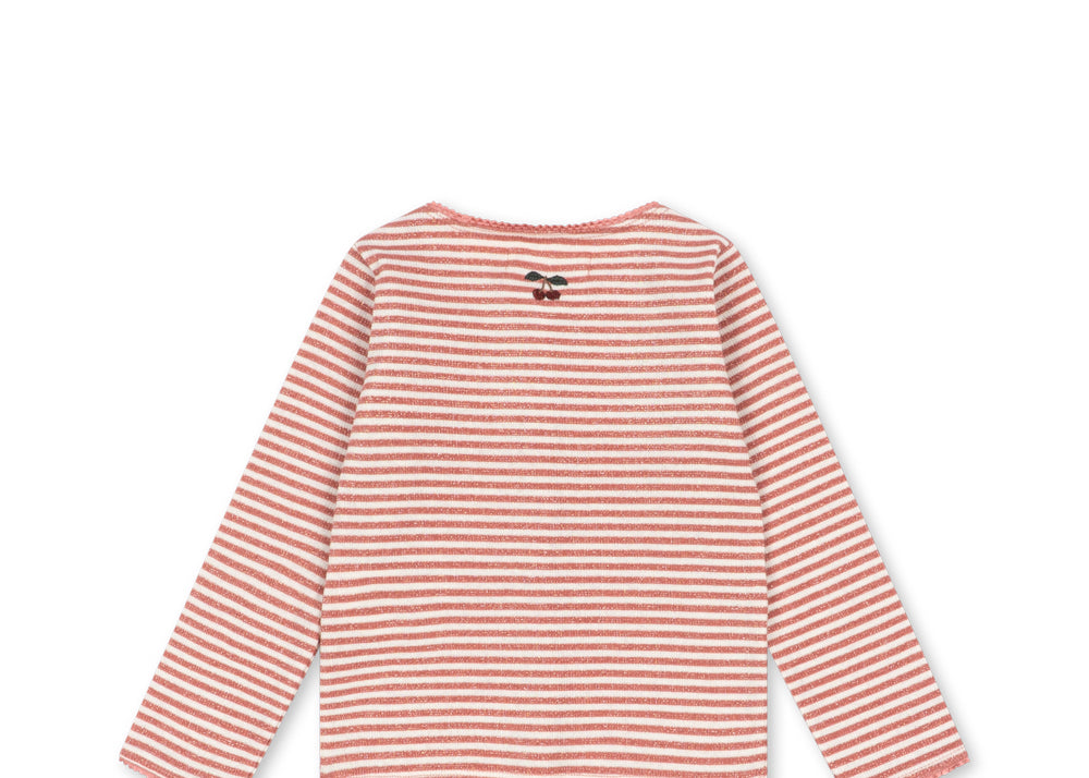 Konges Sløjd A/S JERSEY BLOUSES rose cream stripe