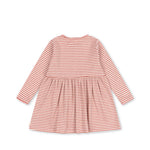 Konges Sløjd A/S JERSEY DRESSES rose cream stripe