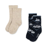 Konges Sløjd A/S SOCKS navy/off white