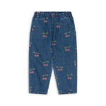 Konges Sløjd A/S WOVEN PANTS ma grande cerise denim